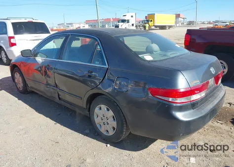 2003 Honda Accord 2.4 Lx from USA, damaged, VIN 1HGCM56363A024870